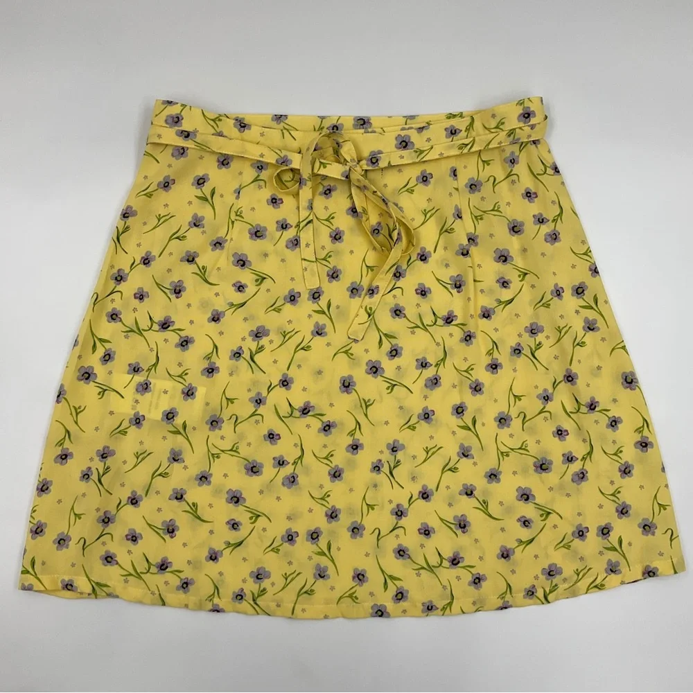 Dolls Kill Motel Rocks Handmade Floral Wrap Mini Skirt Women’s Size Small
